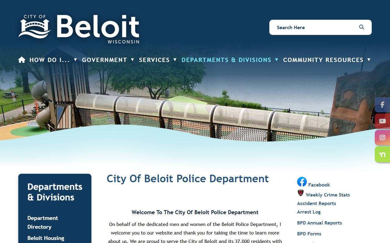 Beloit Recent Bookings police department image