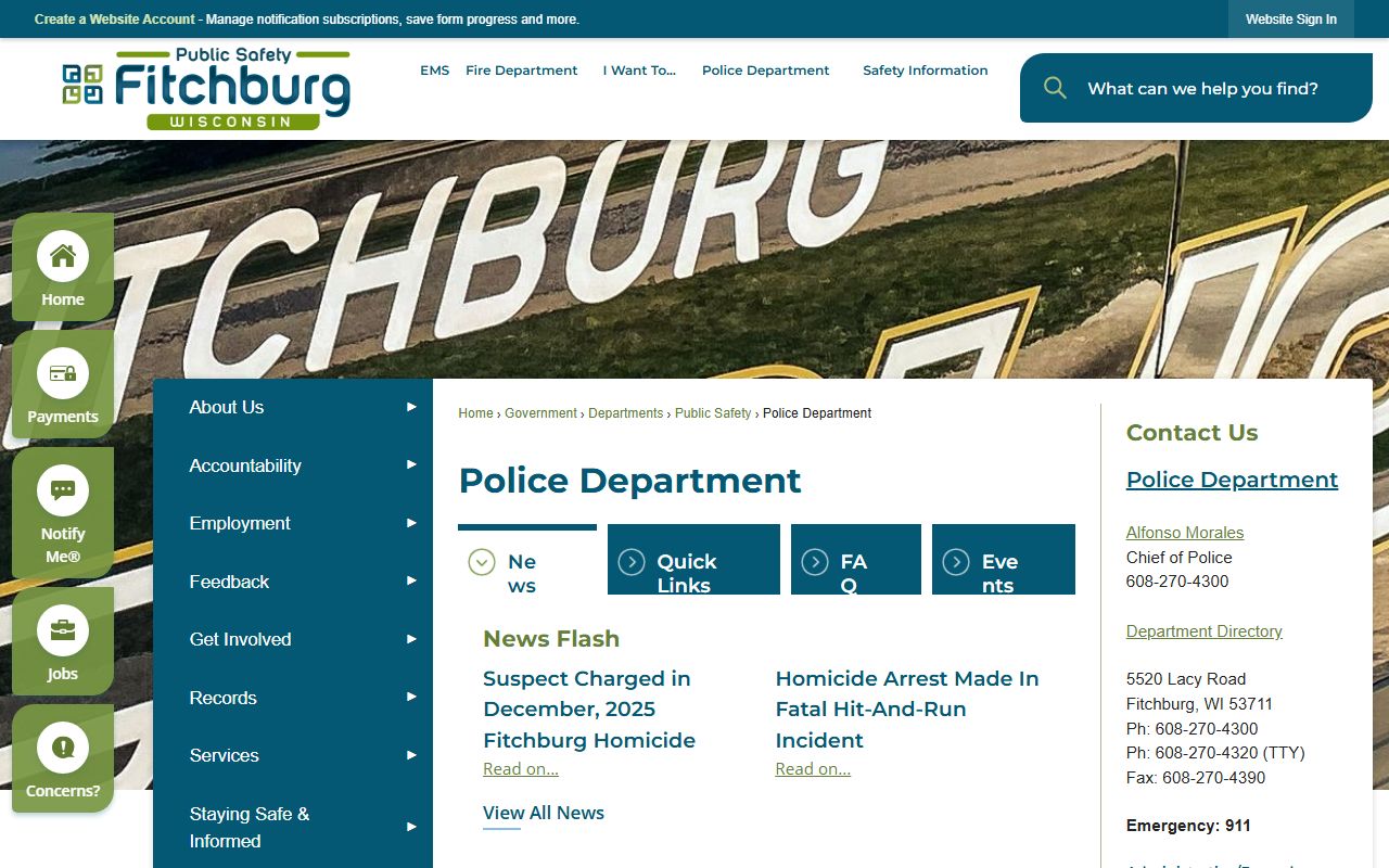 Fitchburg Recent Bookings from the police department