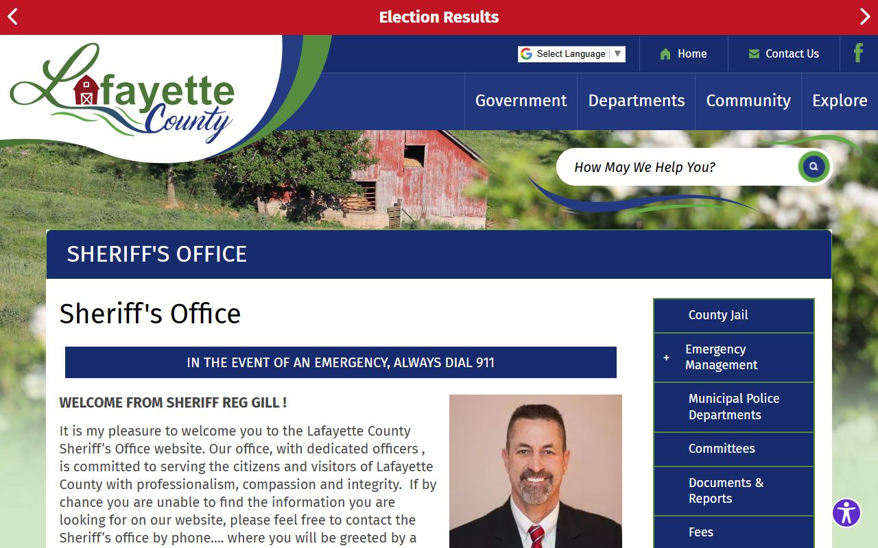 Lafayette County Recent Bookings sheriff source